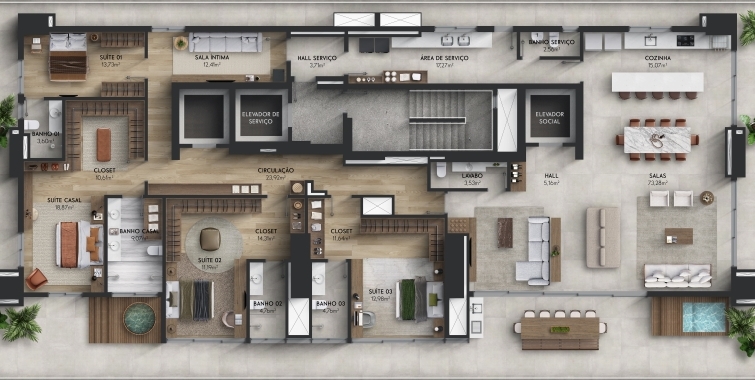 Planta Penthouse