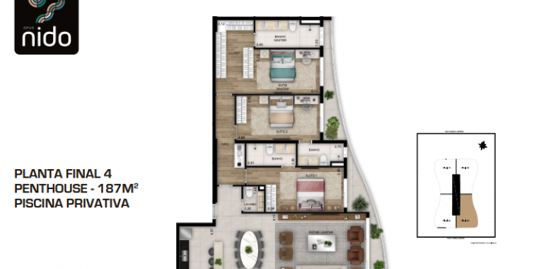 Planta final 4 Penthouse 187m2